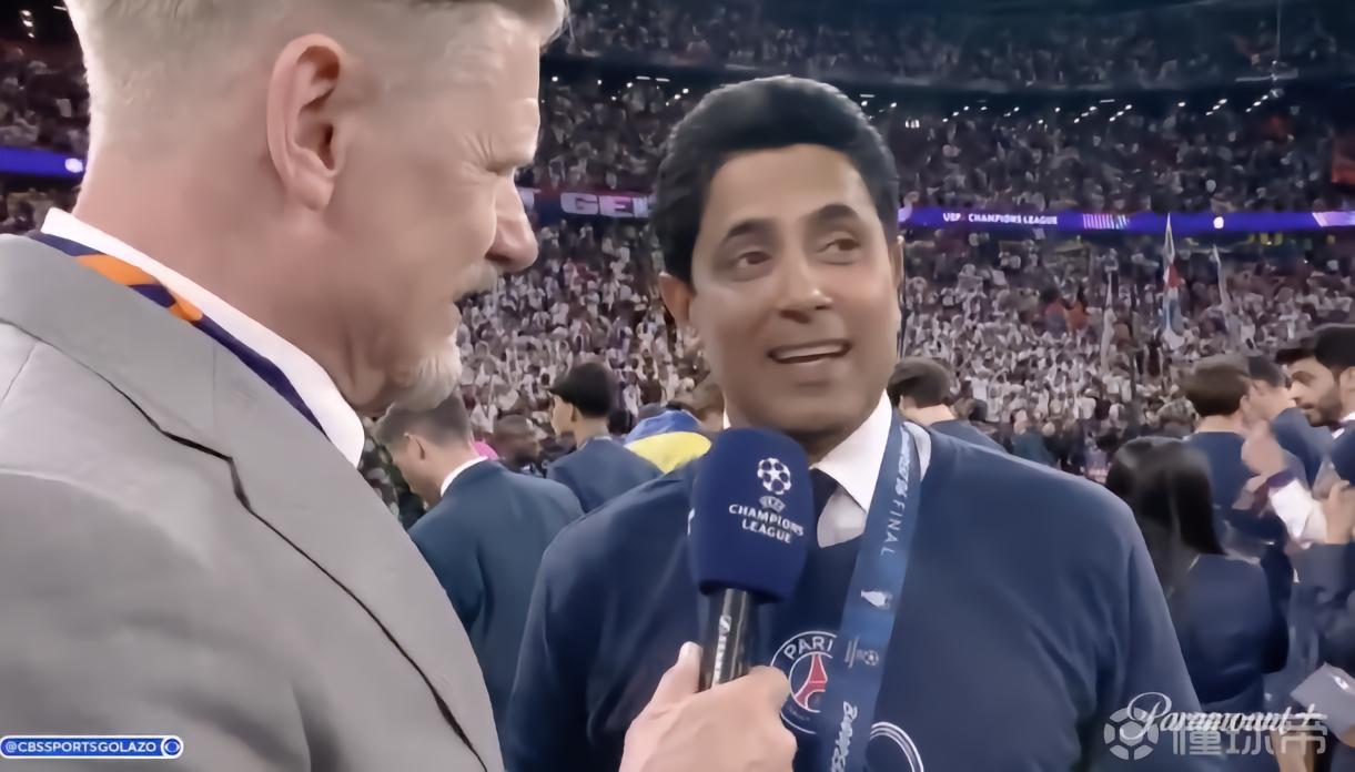 纳赛尔：卫冕欧冠真的太棒了，我感觉自己像飞在天上一样